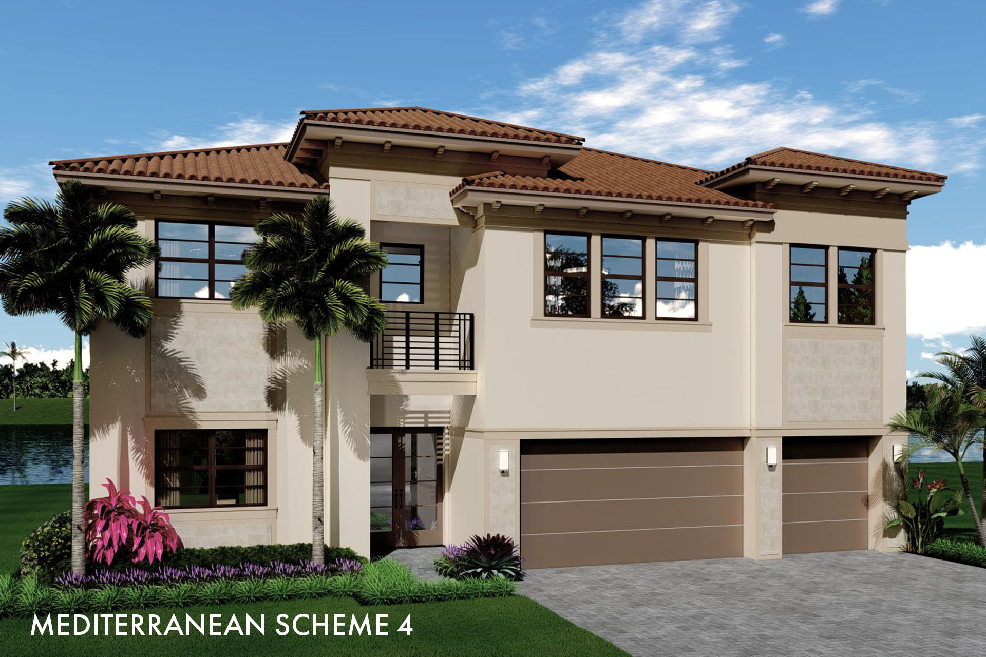 2 Story Mediterranean Scheme #4